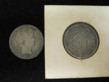 1878 & 1897 US Quarters