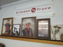 John Wayne Prints and Wood Plaque