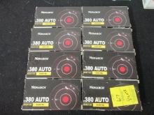 Eight Boxes of Monarch 380 Auto 94 GR FMJ