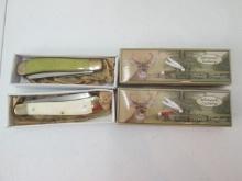 Two New Old Stock Frost Cutlery Whitetail Country Knives