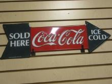 1996 Reproduction of Coca-Cola Arrow Sign Designed by N.C. Wyeth