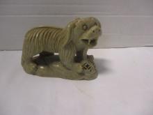 Antique Carved Stone Chinese Foo Dog