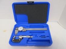 High Quality Caliper and Micrometer Set in Storage Case