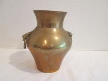 Brass Urn with Ring Handles