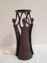 Triple Goddess Pillar Candle Holder