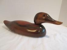 Wood Hand Carved Duck Decoy