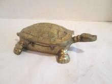 Brass Turtle Trinket Box