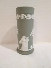 Wedgwood Green Jasperware Vase