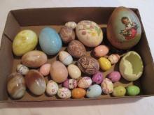 Stone and Ceramic Eggs