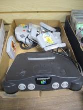 Vintage Nintendo 64 Control Deck, Accessories, and Games