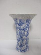 Formalities by Braum Bros. "Blue Laura Chintz" Vase