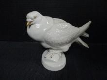 Vintage Fraureuth Kunstabteilung Porcelain Bird Sculpture - Numbered