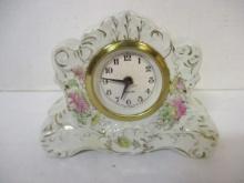 Vintage Mercedes German Porcelain Clock