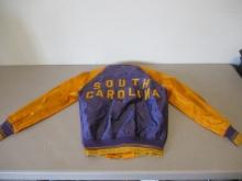 Vintage Purple and Gold Satin "South Carolina" Jacket