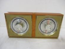 Retro Taylor Instruments Co. Barometer/Thermometer