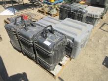 Lot Of (5) Misc Storage Shipping Cases/Containers