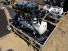 Lot Of Werther Air Compressor W/Hoses & Lines,