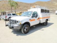 2002 Ford F450 SD Utility Survey Truck,