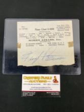 Signature of World Heavyweight Boxer Floyd Patterson, Signed on Vintage Letterhead. See pics.