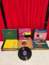 60+ pcs Vintage Vinyl LP Record Music Collection. Strauss Waltzes, Jazz Hits, Classical Music. See