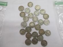 US Buffalo nickels common dates nice mix dates/mints (21), 5 nickels with nod date or difficult to r