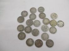 US Barber dimes 1892,1898,1900(2),1901,1907(2),1910(2),1910D,1910S,1911S,1912(5),1913,1914,1916(4),