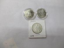 US half dollars 1989 bicentennial of Congress, 1993 James Madison, 1982 George Washington 250th anni