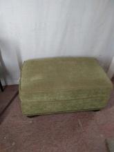 Green Upholstered Ottoman