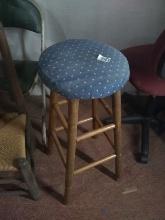 Upholstered Top Bar STool