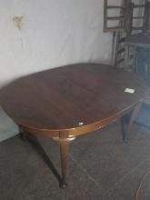 Contemporary Oval Mahogany Dining Table