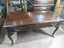 Contemporary Mahogany Single Drawer Coffee Table