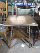 Antique Oak Parlor Table