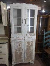 Vintage Shabby Chic Kitchen Cabinet