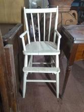 Vintage Painted wooden High Chair