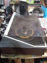 BL-Vintage Zenith Solid State Turntable, 8 Track AM/FM Radio