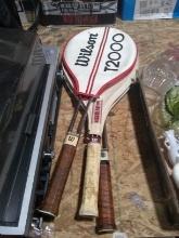 BL- (3) Tennis Rackets