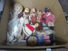 BL- Assorted Dolls, Some Vintage