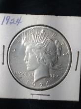 Coin-1924 Peace Dollar