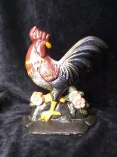 Cast Iron Rooster Door Stop