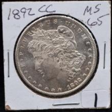 RARE HIGH GRADE 1892-CC MORGAN DOLLAR