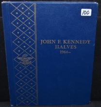 BOOK OF 32 UNC 1964 KENNEDY HALF DOLLARS