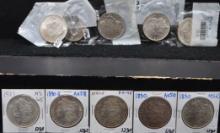 10 HIGH GRADE MIXED DATE MORGAN DOLLARS