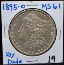 KEY DATE 1895-0 MORGAN DOLLAR