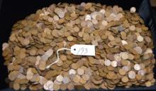 5000 MIXED DATE & MINT LINCOLN WHEAT PENNIES