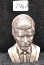 JOHN F. KENNEDY 8 TROY OZ .999 FINE SILVER BUST