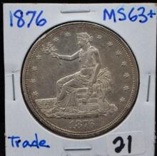 HIGH GRADE 1876 TRADE DOLLAR