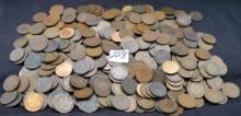 384 MIXED DATES & MINTS INDIAN HEAD PENNIES