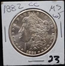 SCARCE HIGH GRADE 1882-CC MORGAN DOLLAR