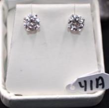 PAIR OF 2.50 CTTW DIAMOND 14K GOLD EARRINGS