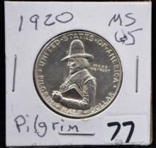 HIGH GRADE 1920 PILGRIM COMMEMORATIVE HALF DOLLAR